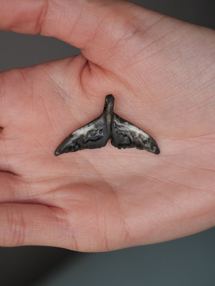 Whale tail pendants