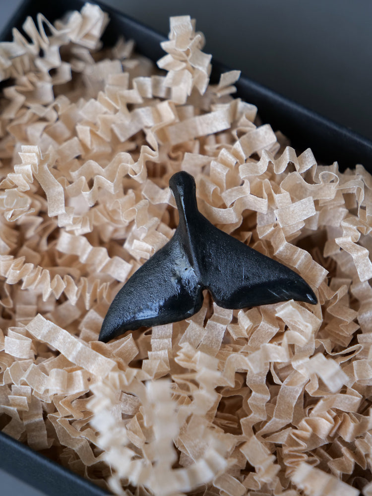 Porcelain whale tail pendants