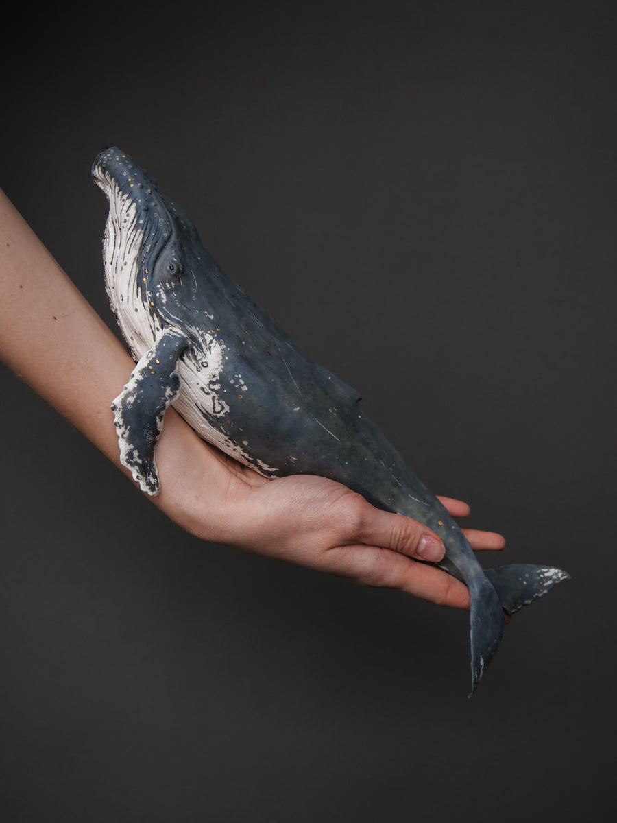 Talia - wall hanging humpback whale – Aleksandra Vergunova
