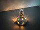 Rat night light, ceramics, mouse holds crescent on a moon stand with star lights, magic cosy lamp for kids room, illumination, nightlight