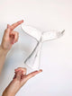 Whale tail for shelf, white ceramic undersea animal, handmade