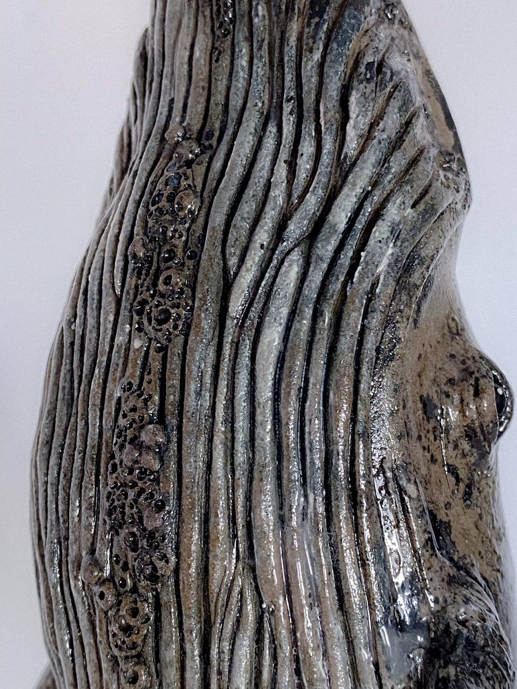 Humpback whale made of ceramics