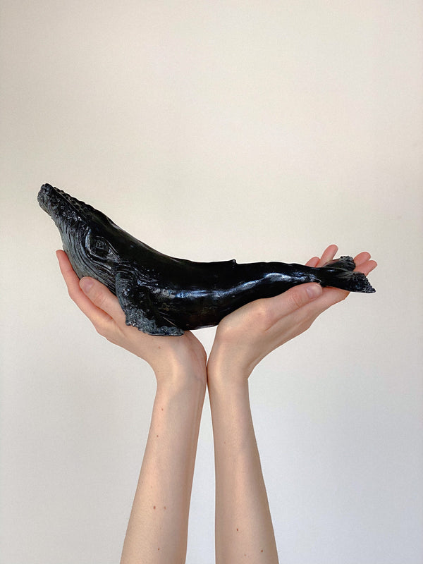 Humpback whale made of ceramics