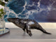 Humpback whale made of ceramics.