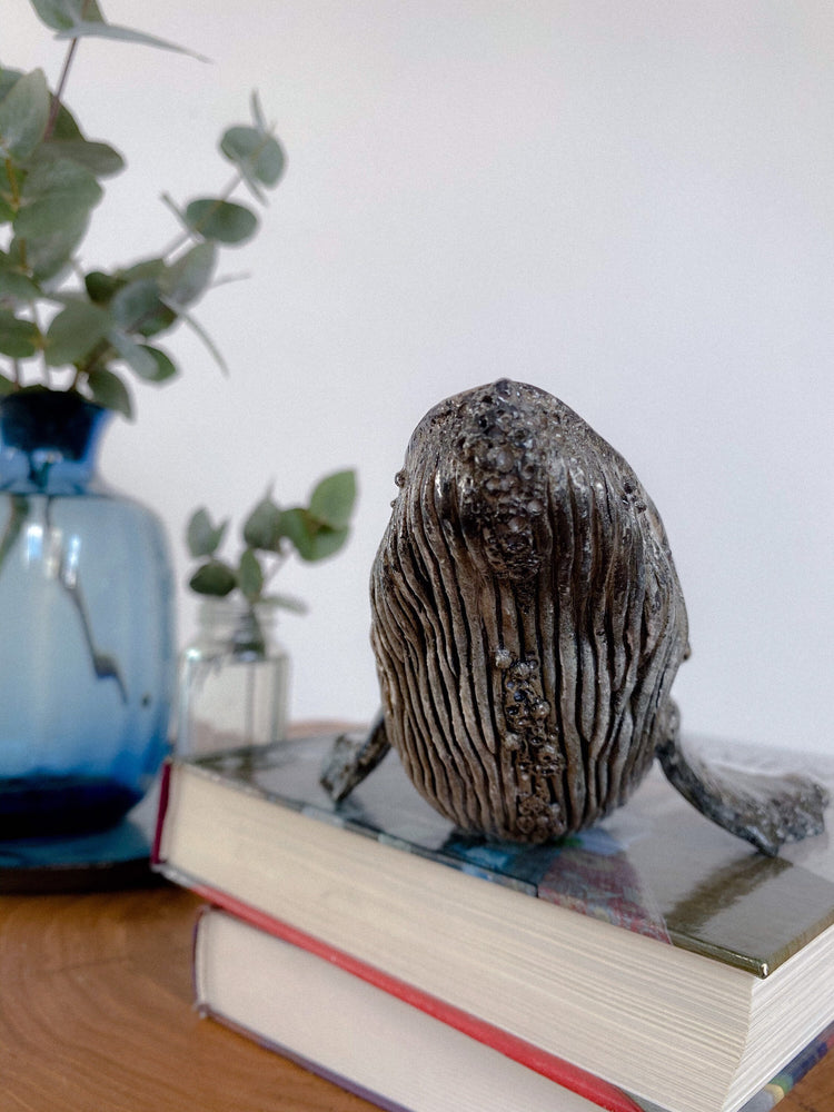 Humpback whale made of ceramics