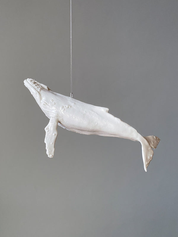Many – Porcelain whale sculpture