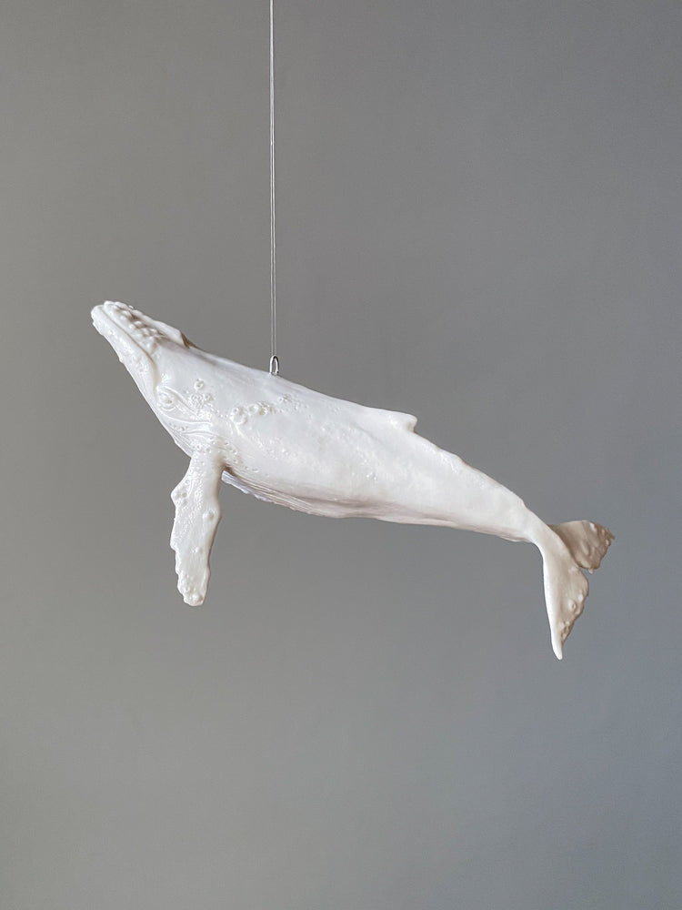 Many – Porcelain whale sculpture