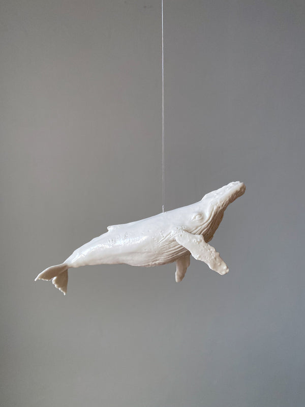 Many – Porcelain whale sculpture