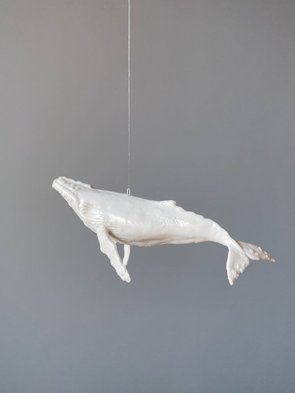 Donovan – Porcelain whale sculpture