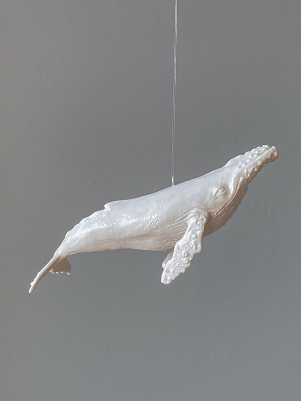 Tim – Porcelain whale sculpture