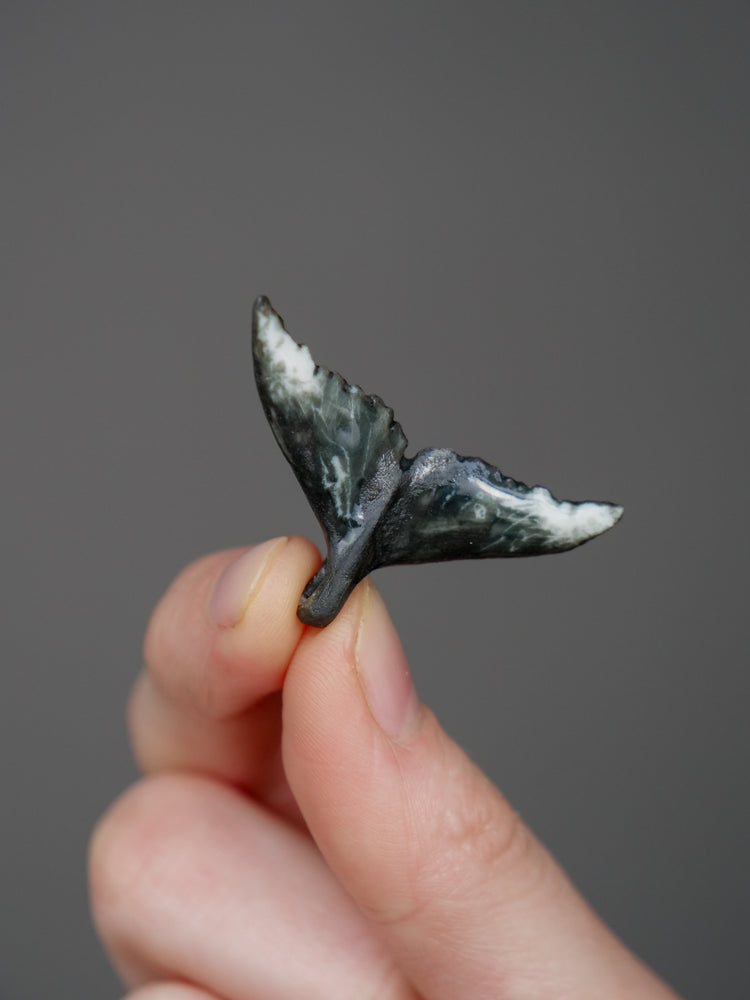 Whale tail pendants