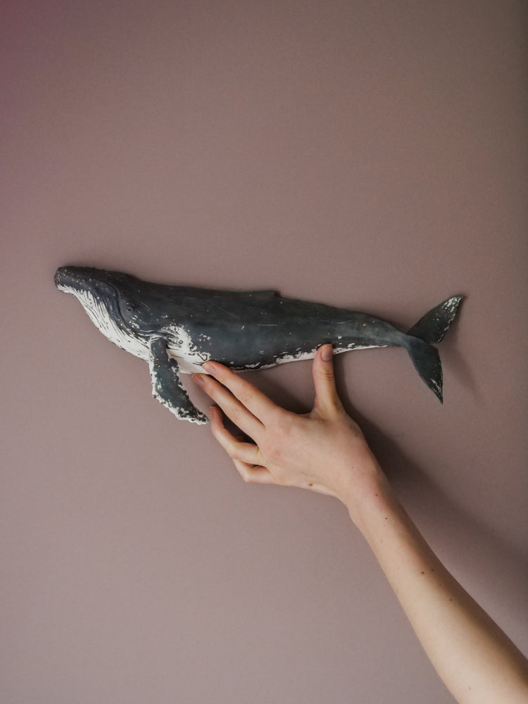 Talia - wall hanging humpback whale
