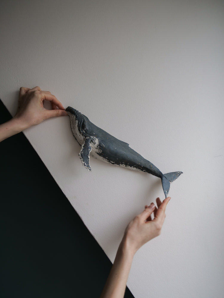 Talia - wall hanging humpback whale