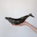 Humpback whale made of ceramics