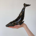 Humpback whale made of ceramics