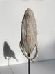 Ceramic sculpture “Albino humpback whale”, porcelain whale miniature