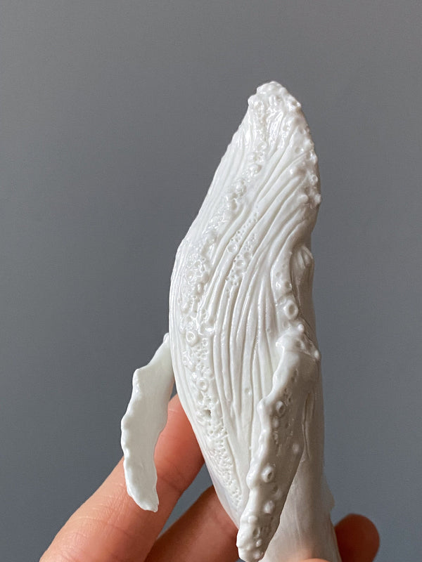 Tony – Porcelain whale sculpture